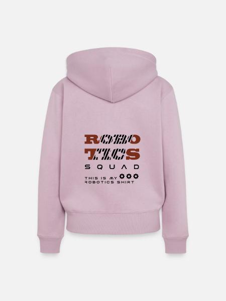 Robotics Squad Robotertechnik Mechanik - Frauen Premium Bio Zip Hoodie - Altrosa