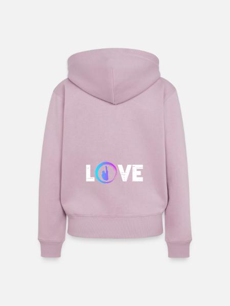 Sporty Hobby Leidenschaft Turmspringen - Frauen Premium Bio Zip Hoodie - Altrosa
