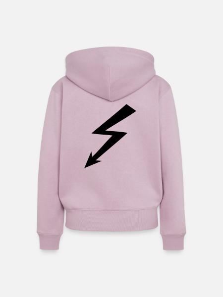 Blitz - Frauen Premium Bio Zip Hoodie - Altrosa