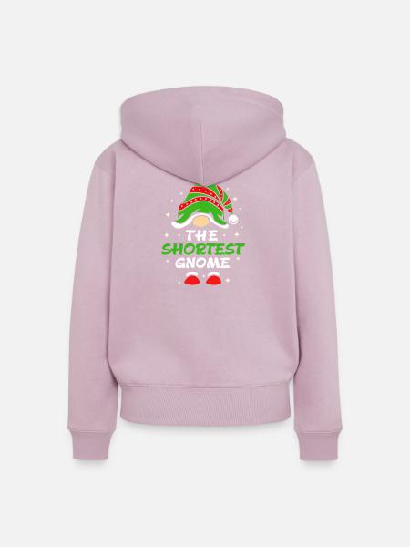 Gnom - Frauen Premium Bio Zip Hoodie - Altrosa