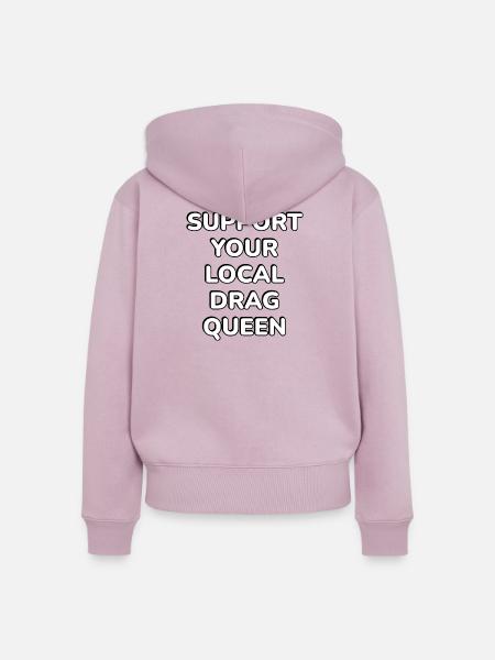 Drag Queen - Frauen Premium Bio Zip Hoodie - Altrosa