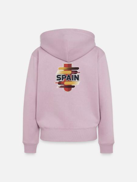 Spain - Frauen Premium Bio Zip Hoodie - Altrosa