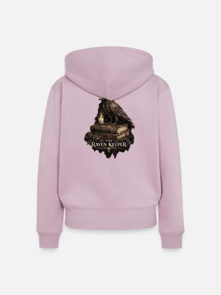 Der Rabenhüter - Frauen Premium Bio Zip Hoodie - Altrosa