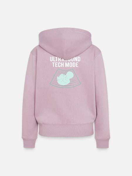 Ultraschalltechniker Ultraschall Techniker - Frauen Premium Bio Zip Hoodie - Altrosa