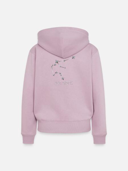 Aquarius Sternbild – Silber Minimal-Konstellation - Frauen Premium Bio Zip Hoodie - Altrosa