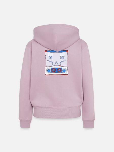 Wasservolles Basketballspiel Nostalgisch - Frauen Premium Bio Zip Hoodie - Altrosa