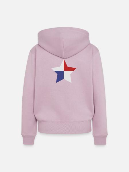Panama-Sternenflagge - Frauen Premium Bio Zip Hoodie - Altrosa