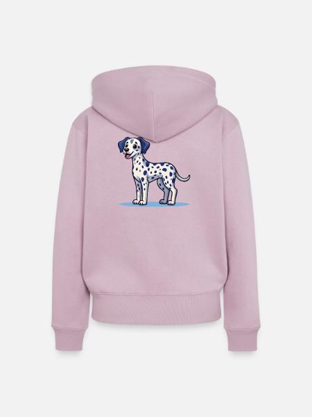 Dalmatiner (Comic) - Frauen Premium Bio Zip Hoodie - Altrosa