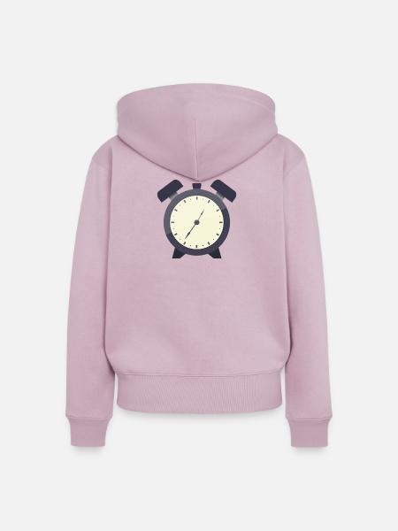 Wecker - Frauen Premium Bio Zip Hoodie - Altrosa
