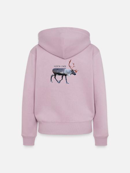 NORDKAP - Frauen Premium Bio Zip Hoodie - Altrosa