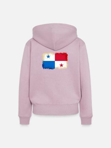 Panama als Panama - Frauen Premium Bio Zip Hoodie - Altrosa