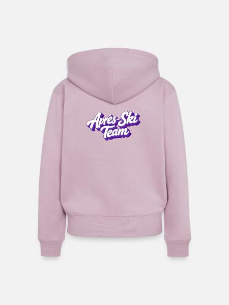 Apres Ski Team - Frauen Premium Bio Zip Hoodie - Altrosa