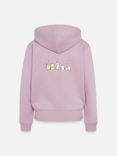 Cutie army - Frauen Premium Bio Zip Hoodie - Altrosa