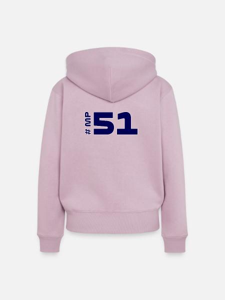 # MP51 - Frauen Premium Bio Zip Hoodie - Altrosa