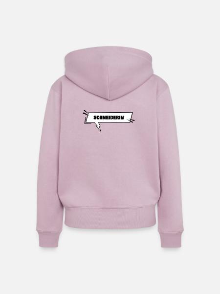 Schneiderin - Frauen Premium Bio Zip Hoodie - Altrosa