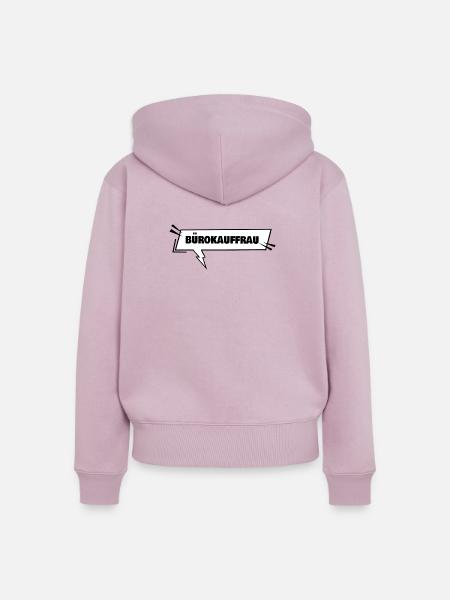Buerokauffrau als Ausbildung - Frauen Premium Bio Zip Hoodie - Altrosa