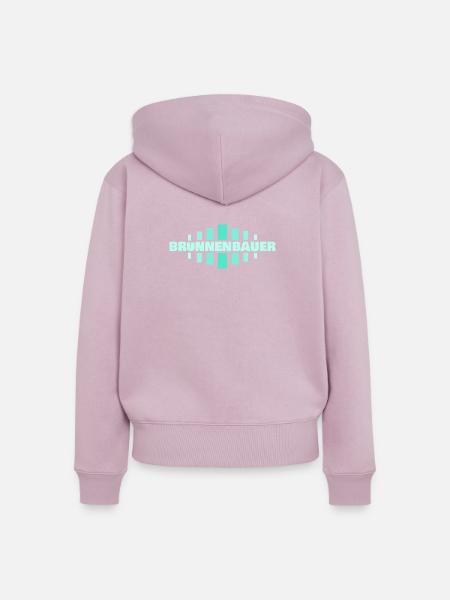 Job Brunnenbauer - Frauen Premium Bio Zip Hoodie - Altrosa