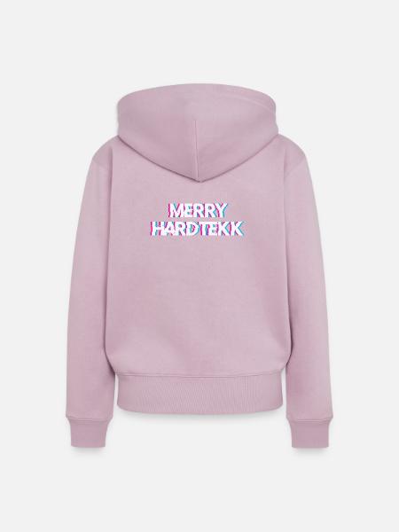 Hardtekk Tekk - Frauen Premium Bio Zip Hoodie - Altrosa