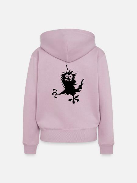 Fuselmonster - Frauen Premium Bio Zip Hoodie - Altrosa