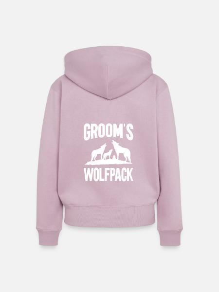 Groom Squad - Frauen Premium Bio Zip Hoodie - Altrosa