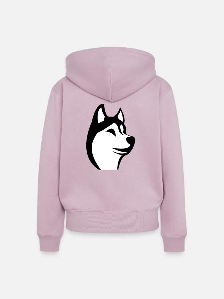 Husky - Frauen Premium Bio Zip Hoodie - Altrosa