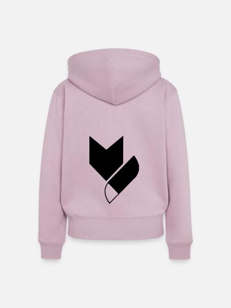 foxy Fuchs - Frauen Premium Bio Zip Hoodie - Altrosa