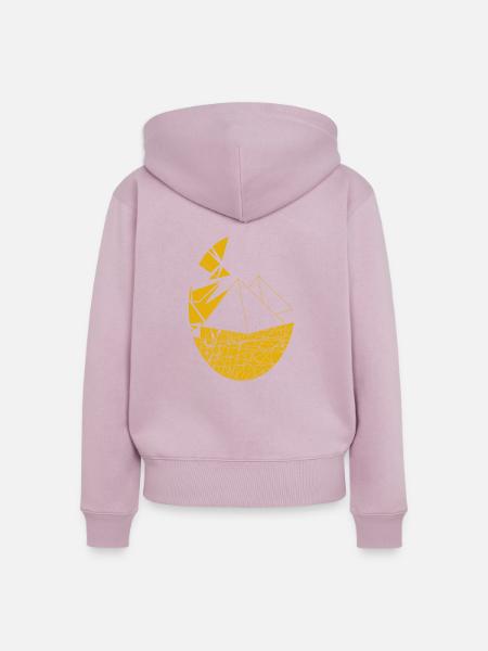 Pyramiden - Frauen Premium Bio Zip Hoodie - Altrosa