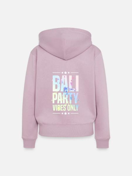 Bali Party Vibes - Frauen Premium Bio Zip Hoodie - Altrosa