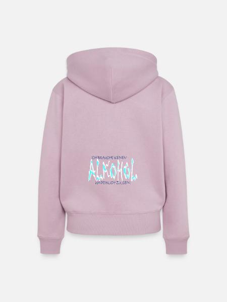 alkohol weiss - Frauen Premium Bio Zip Hoodie - Altrosa