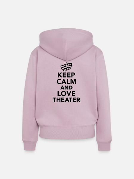 Theater - Frauen Premium Bio Zip Hoodie - Altrosa