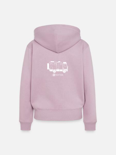 Expedition X - Frauen Premium Bio Zip Hoodie - Altrosa