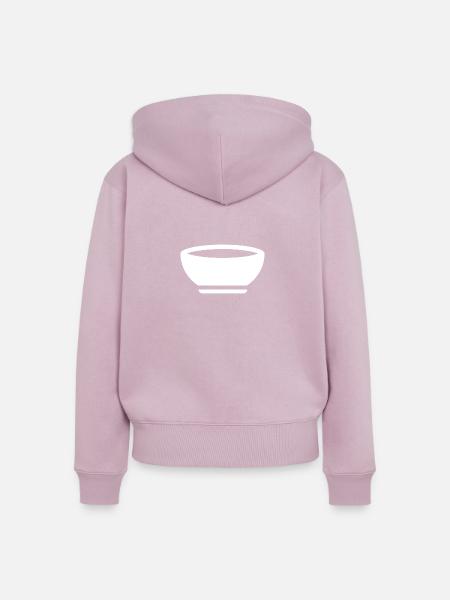 Schale - Frauen Premium Bio Zip Hoodie - Altrosa