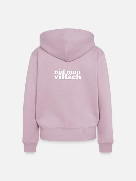 nid mau villaech - Frauen Premium Bio Zip Hoodie - Altrosa