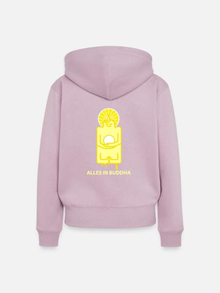Alles in Butter - Frauen Premium Bio Zip Hoodie - Altrosa