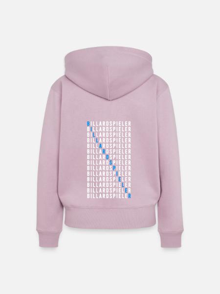 Billardspieler - Frauen Premium Bio Zip Hoodie - Altrosa