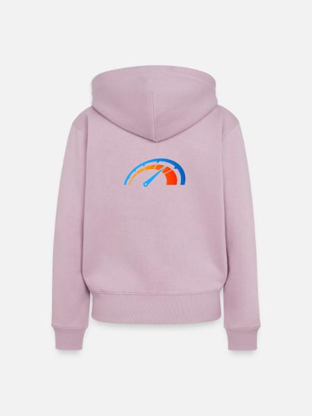 Tacho - Frauen Premium Bio Zip Hoodie - Altrosa