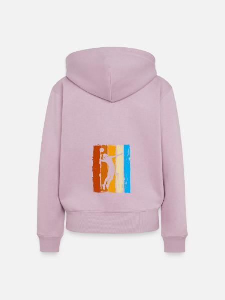 Faustball Faustballerin - Frauen Premium Bio Zip Hoodie - Altrosa