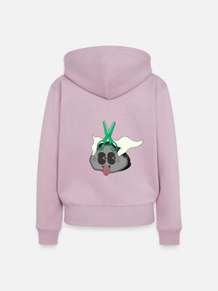 EINHEIT - Frauen Premium Bio Zip Hoodie - Altrosa