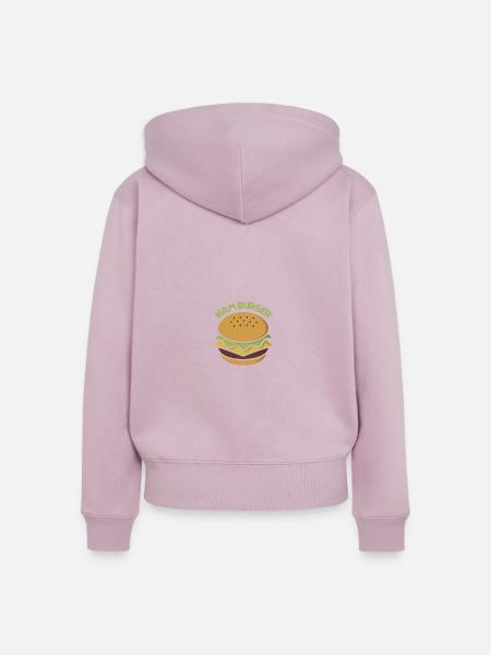 Hamburger - Frauen Premium Bio Zip Hoodie - Altrosa