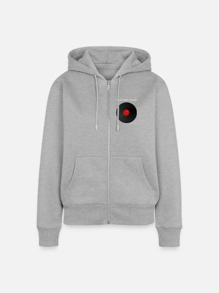 Original Dub - Frauen Premium Bio Zip Hoodie - Grau meliert