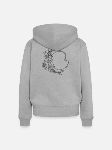 Analyse nicht möglich - Frauen Premium Bio Zip Hoodie - Grau meliert