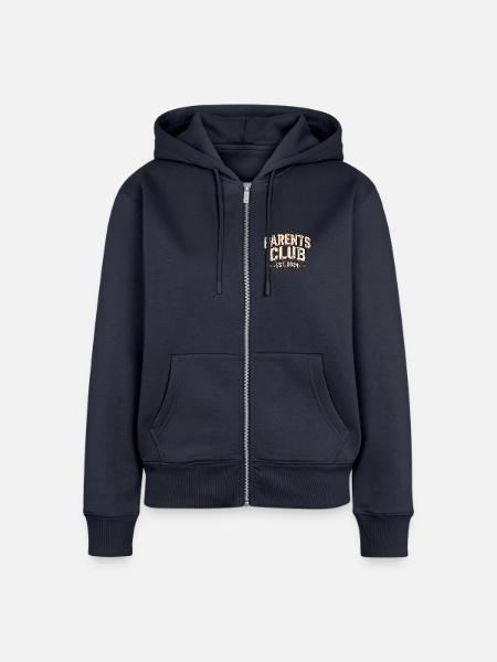 Parents Club 2024 - Frauen Premium Bio Zip Hoodie - Navy