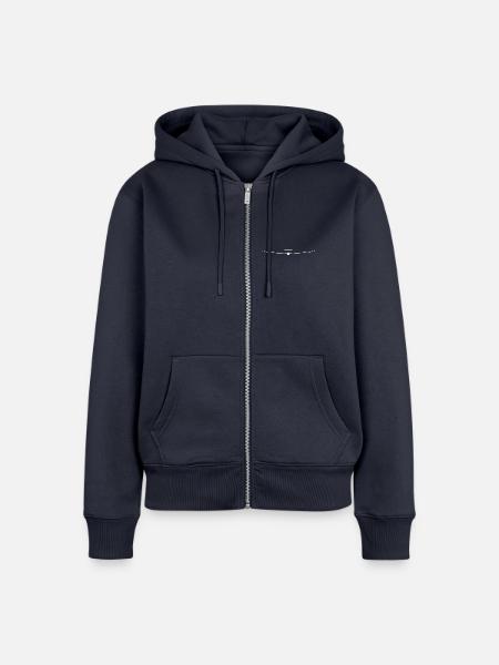 Segelflug - Frauen Premium Bio Zip Hoodie - Navy