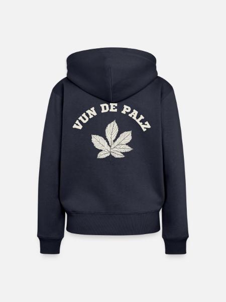 Keschde - Frauen Premium Bio Zip Hoodie - Navy