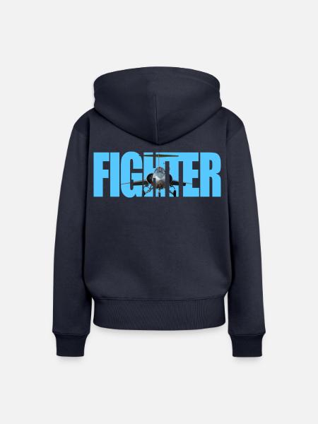Fighter F-104 Starfighter - Frauen Premium Bio Zip Hoodie - Navy