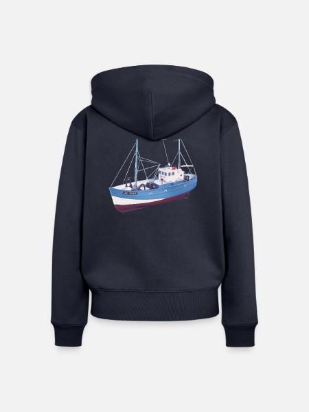 chalutier - Frauen Premium Bio Zip Hoodie - Navy