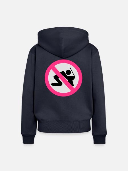 Alkohol - Frauen Premium Bio Zip Hoodie - Navy