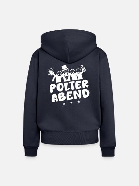 Polterabend Party - Frauen Premium Bio Zip Hoodie - Navy
