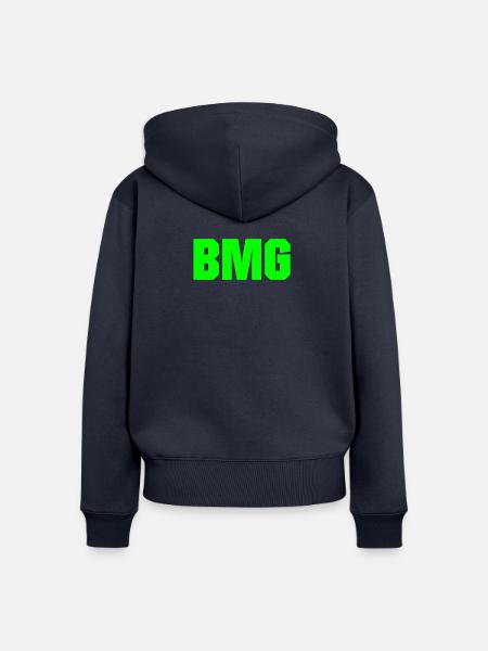 BMG 10 - Frauen Premium Bio Zip Hoodie - Navy