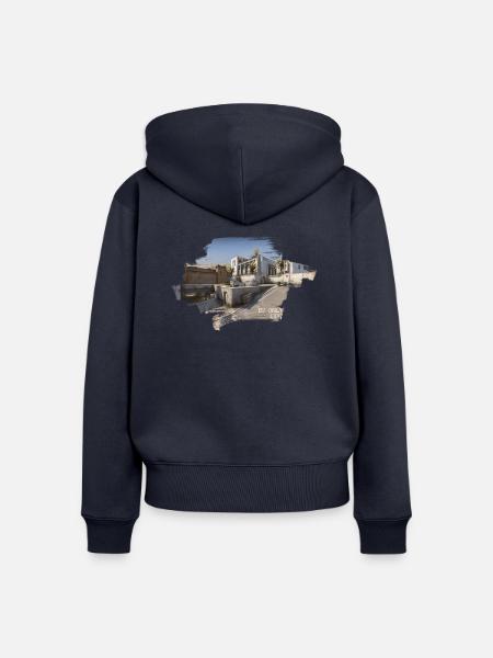 DUST2 ONLY - Frauen Premium Bio Zip Hoodie - Navy